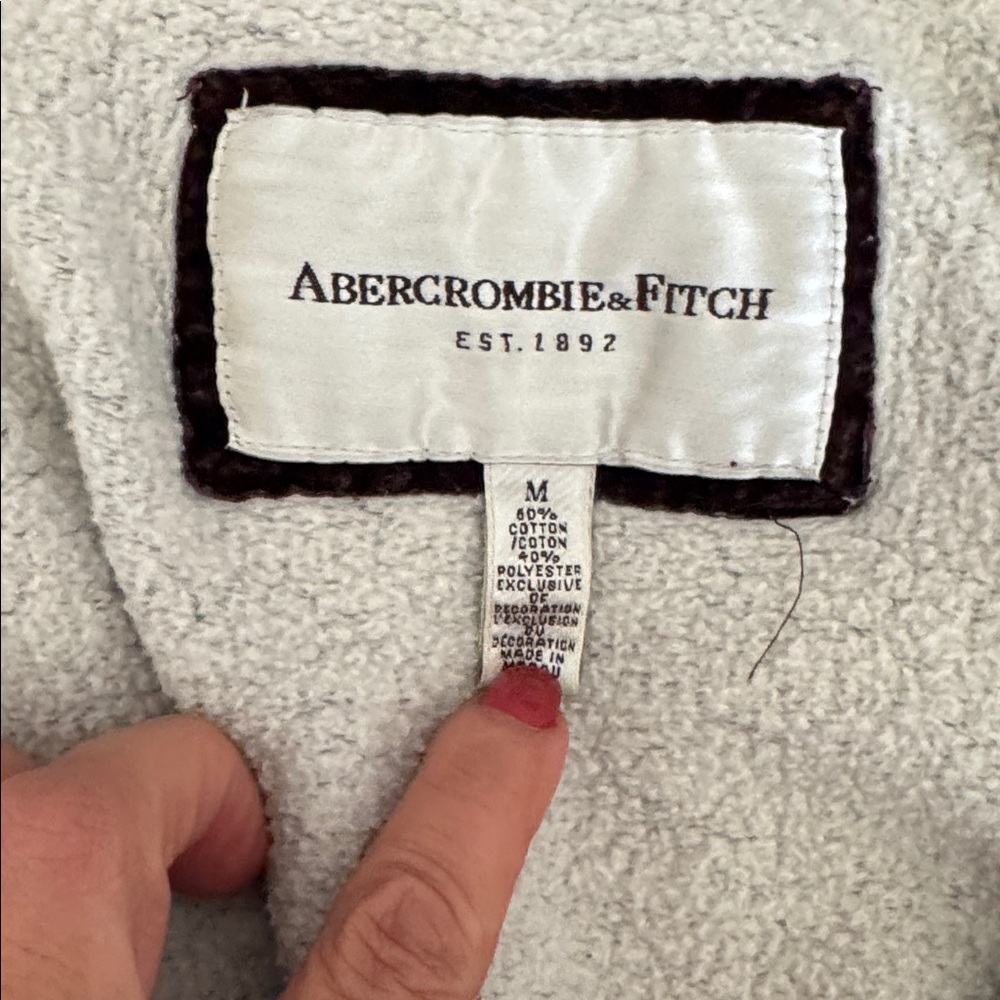 Abercrombie & Fitch Gray 1892 Women's Hoodie - Picture 6 of 6